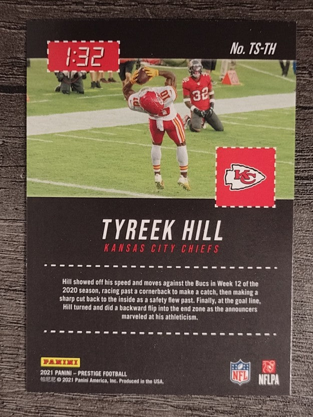 2021 Prestige Time Stamped #1 Tyreek Hill