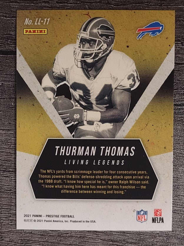 2021 Prestige Living Legends #11 Thurman Thomas