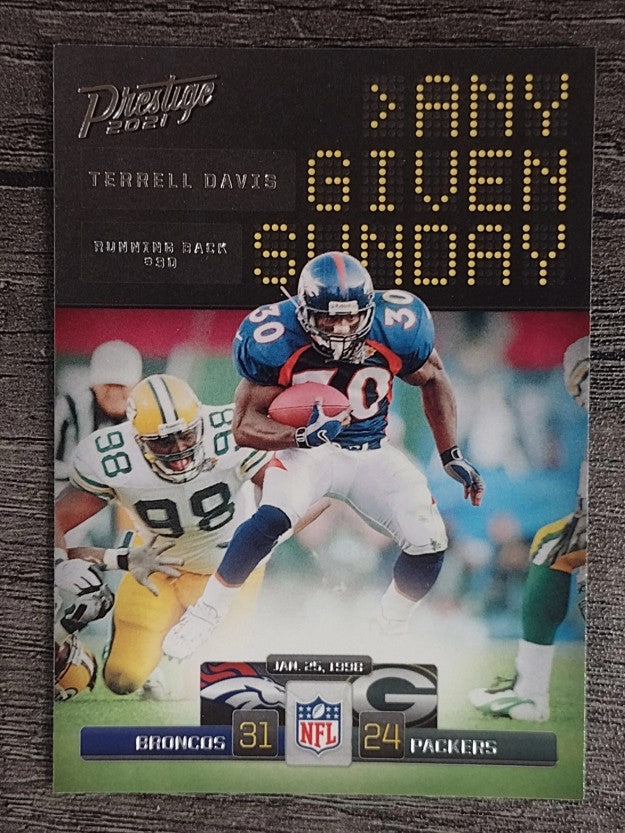 2021 Prestige Any Given Sunday #18 Terrell Davis