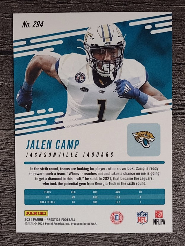 2021 Prestige Xtra Points Astral #294 Jalen Camp