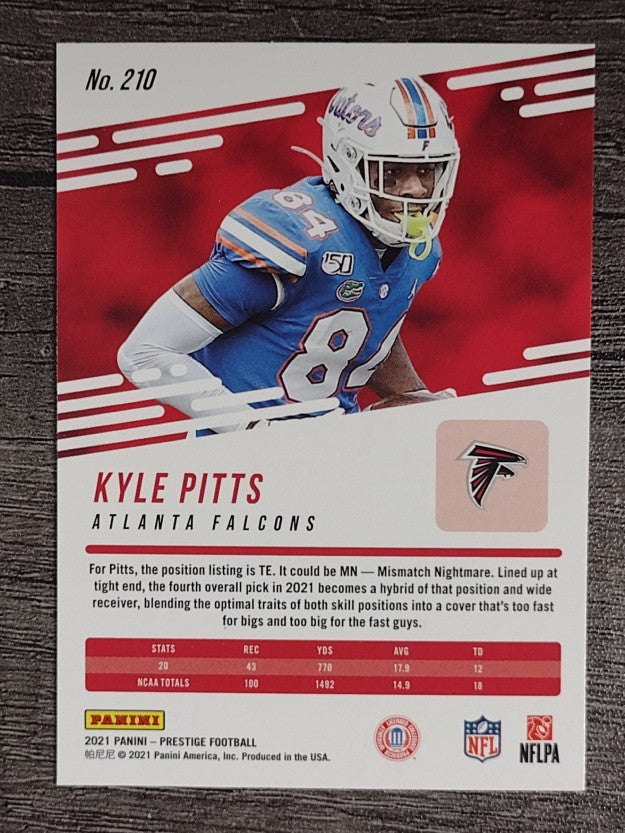 2021 Prestige Xtra Points Astral #210 Kyle Pitts