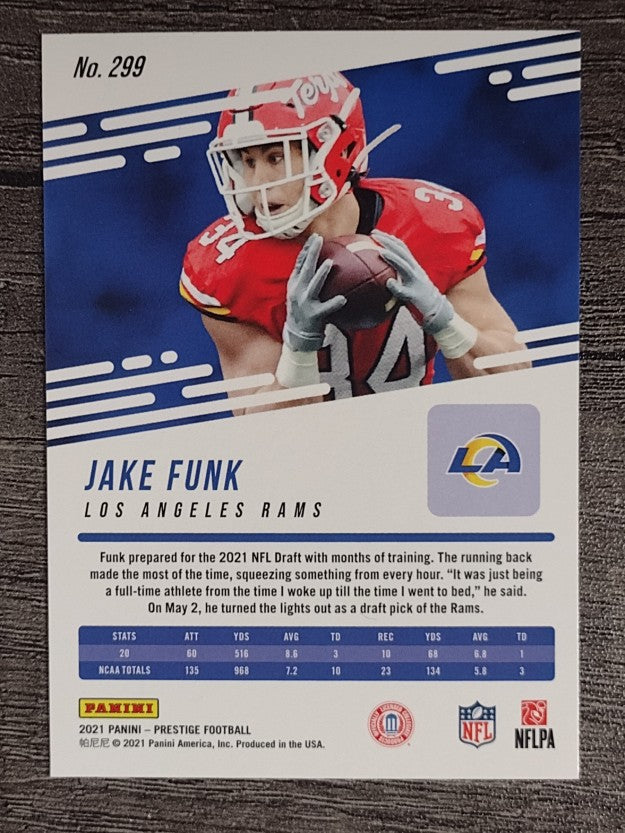 2021 Prestige Xtra Points Astral #299 Jake Funk