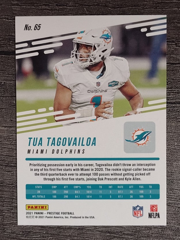 2021 Prestige Xtra Points Astral #65 Tua Tagovailoa