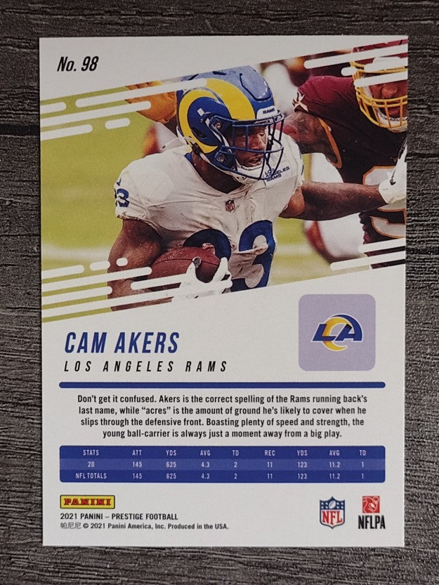 2021 Prestige Xtra Points Astral #98 Cam Akers