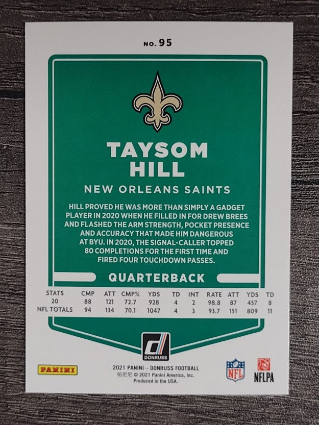 2021 Donruss #95A Taysom Hill