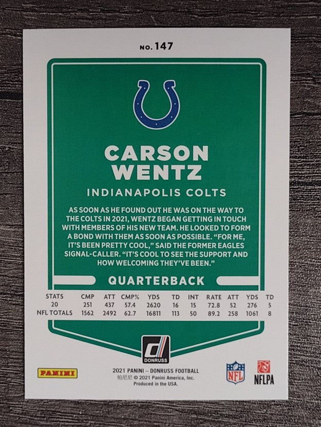 2021 Donruss #147 Carson Wentz