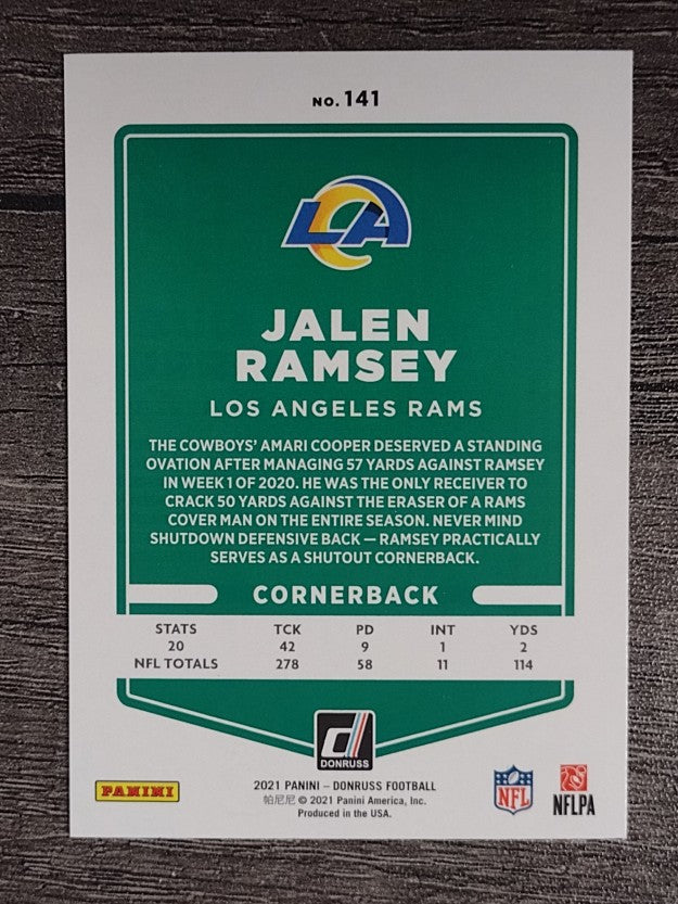 2021 Donruss #141A Jalen Ramsey