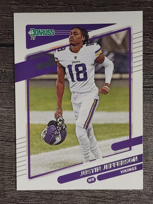 2021 Donruss #127B Justin Jefferson VAR