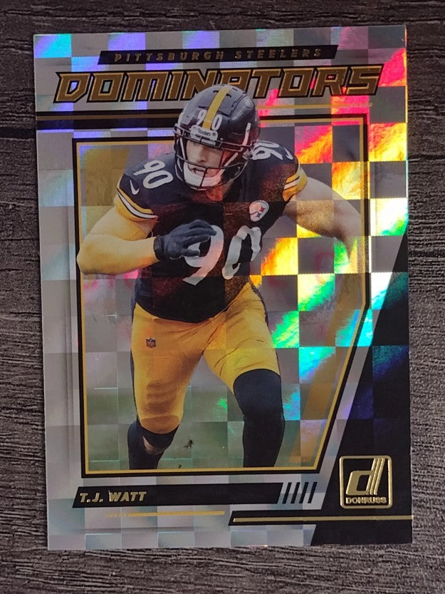 2021 Donruss Dominators #33 T.J. Watt