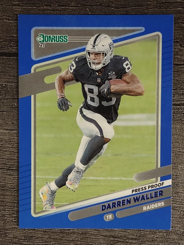 2021 Donruss Press Proof Blue #88 Darren Waller