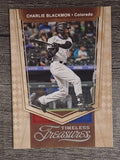 2021 Timeless Treasures #6 Charlie Blackmon