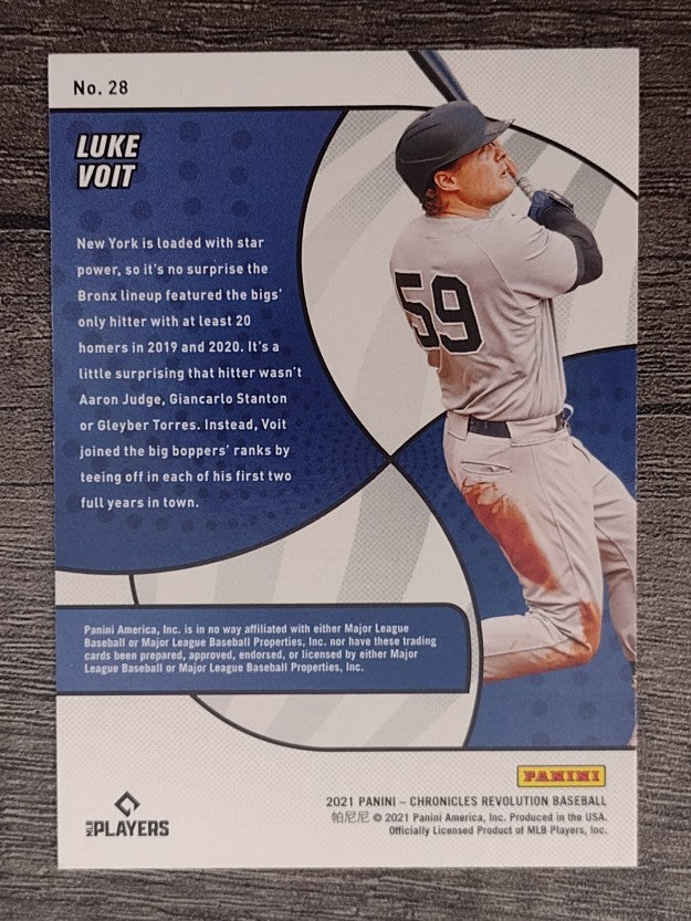 2021 Panini Revolution #28 Luke Voit