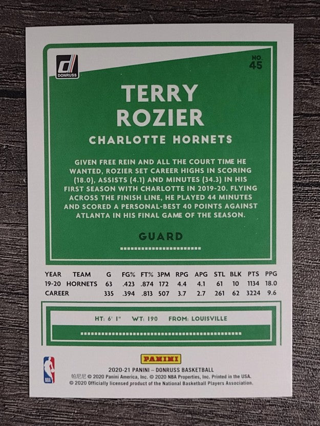 2020-21 Donruss #45 Terry Rozier