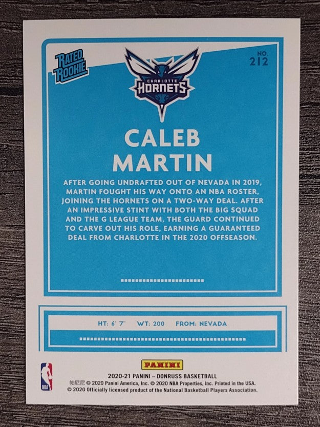 2020-21 Donruss #212 Caleb Martin RR RC