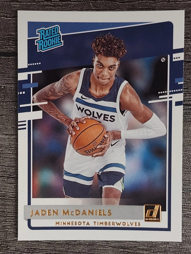 2020-21 Donruss #239 Jaden McDaniels RR RC
