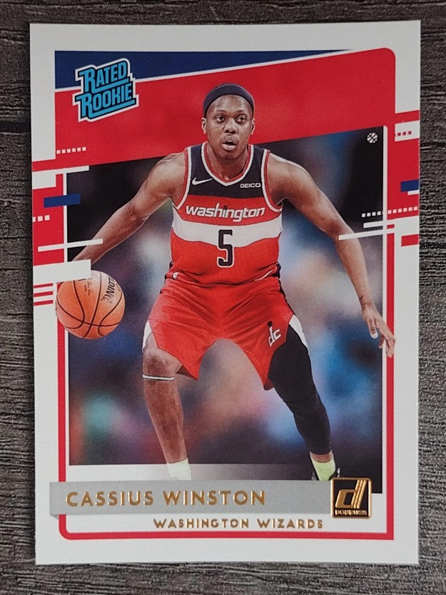 2020-21 Donruss #249 Cassius Winston RR RC