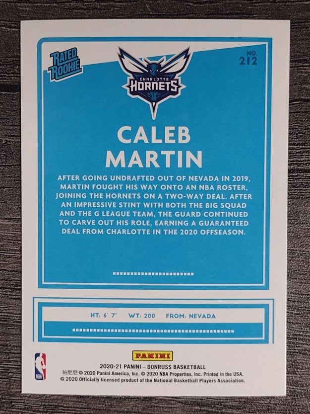 2020-21 Donruss #212 Caleb Martin RR RC