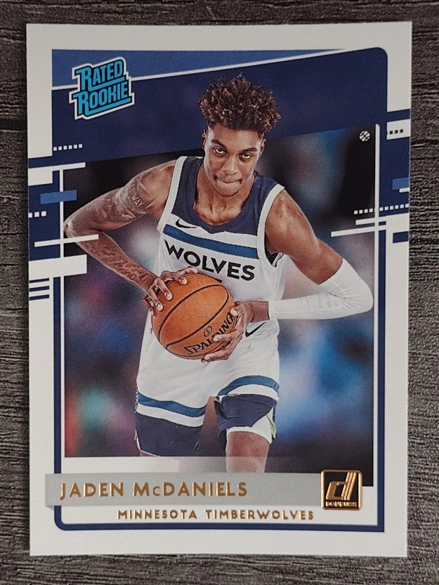 2020-21 Donruss #239 Jaden McDaniels RR RC