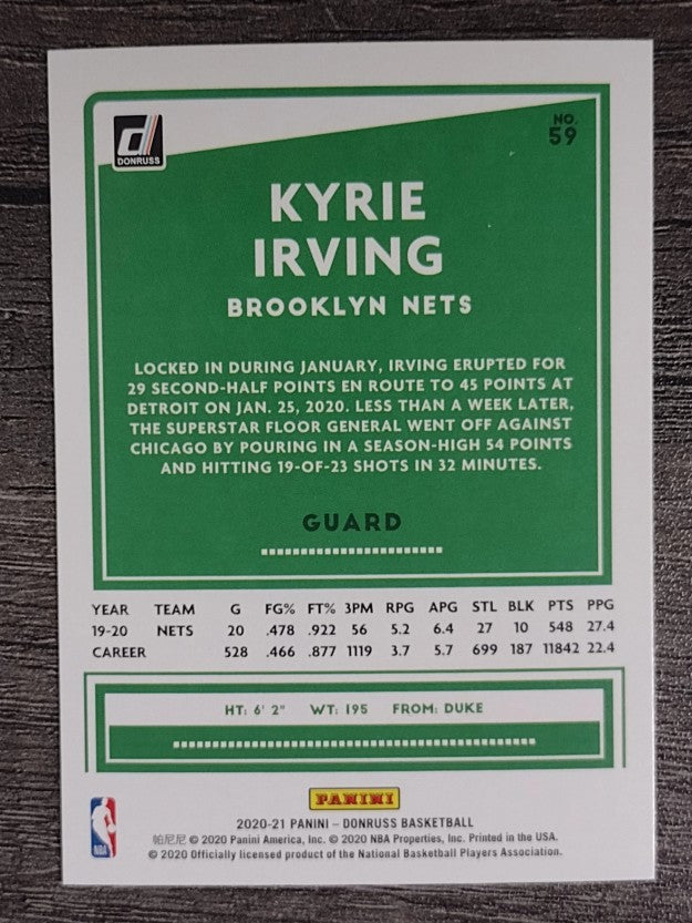 2020-21 Donruss #59 Kyrie Irving