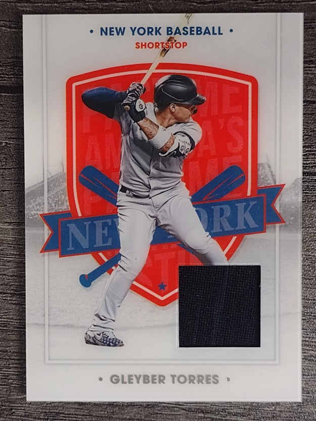 2021 Panini America's Pastime Swatches #50 Gleyber Torres