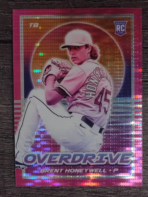 2021 Panini Overdrive Pink Pulsar #25 Brent Honeywell
