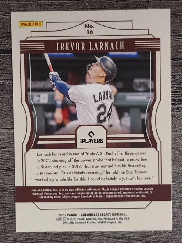 2021 Panini Legacy #16 Trevor Larnach RC