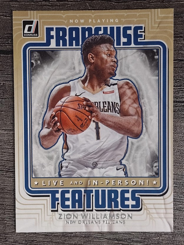2020-21 Donruss Franchise Features #19 Zion Williamson
