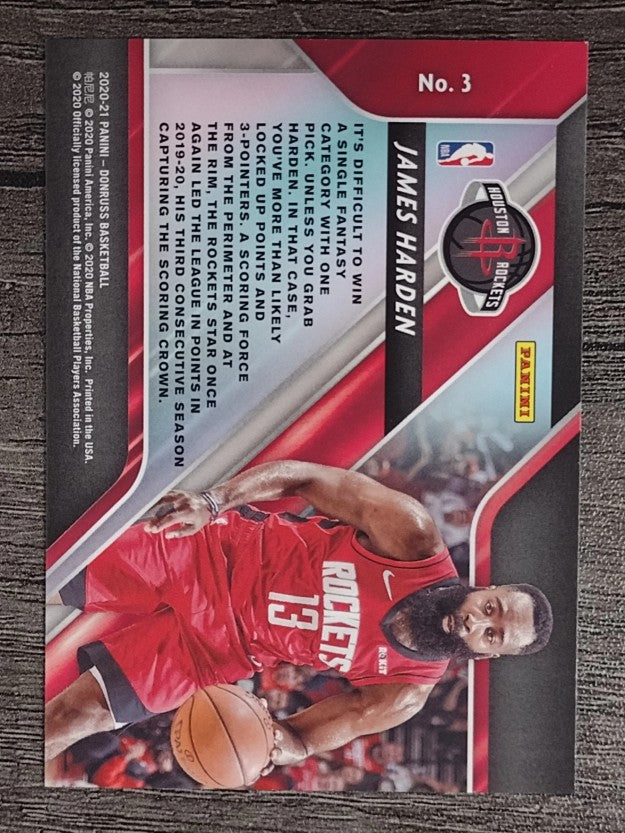 2020-21 Donruss Fantasy Stars #3 James Harden