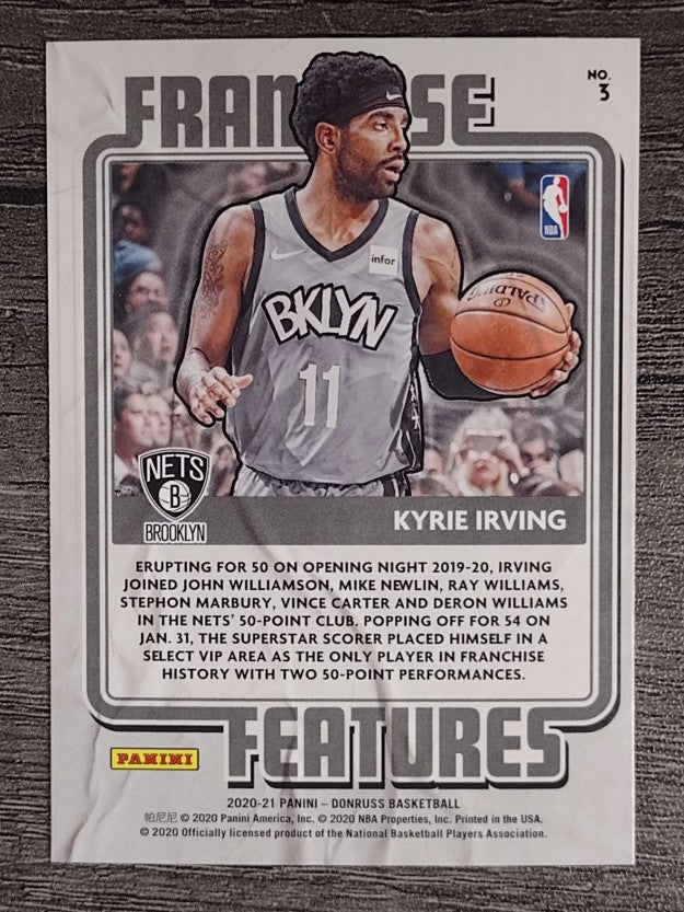 2020-21 Donruss Franchise Features #3 Kyrie Irving