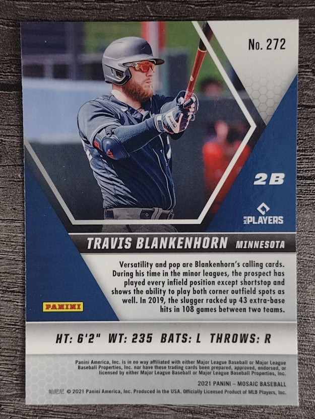 2021 Panini Mosaic #272 Travis Blankenhorn RC