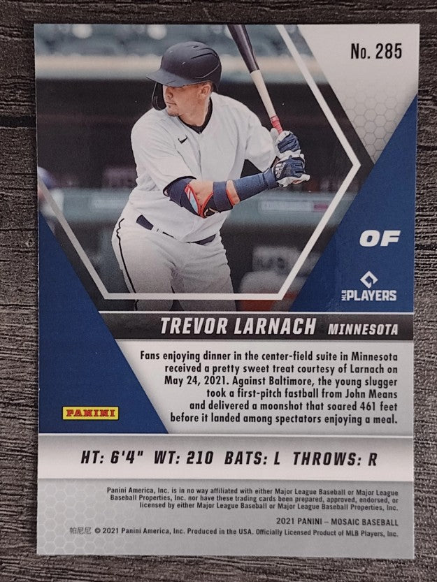 2021 Panini Mosaic #285 Trevor Larnach RC