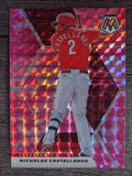 2021 Panini Mosaic Mosaic Pink Camo #173 Nicholas Castellanos