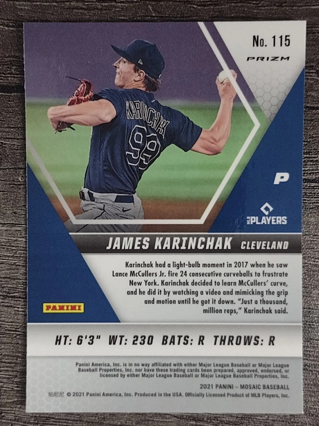 2021 Panini Mosaic Mosaic #115 James Karinchak