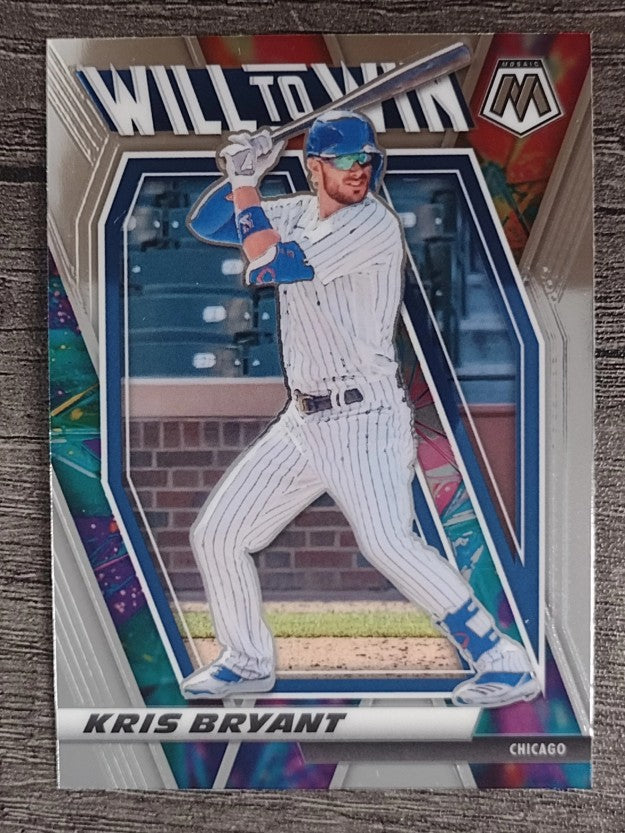 2021 Panini Mosaic Will to Win #3 Kris Bryant
