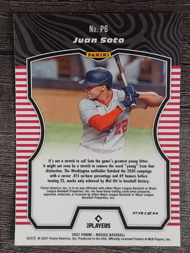 2021 Panini Mosaic Producers Mosaic #6 Juan Soto