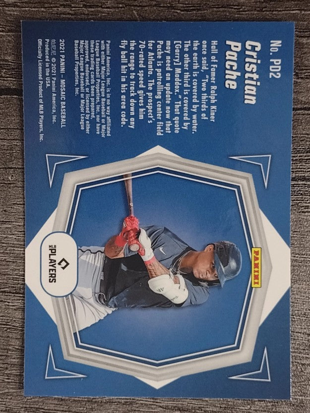 2021 Panini Mosaic Debuts #2 Cristian Pache