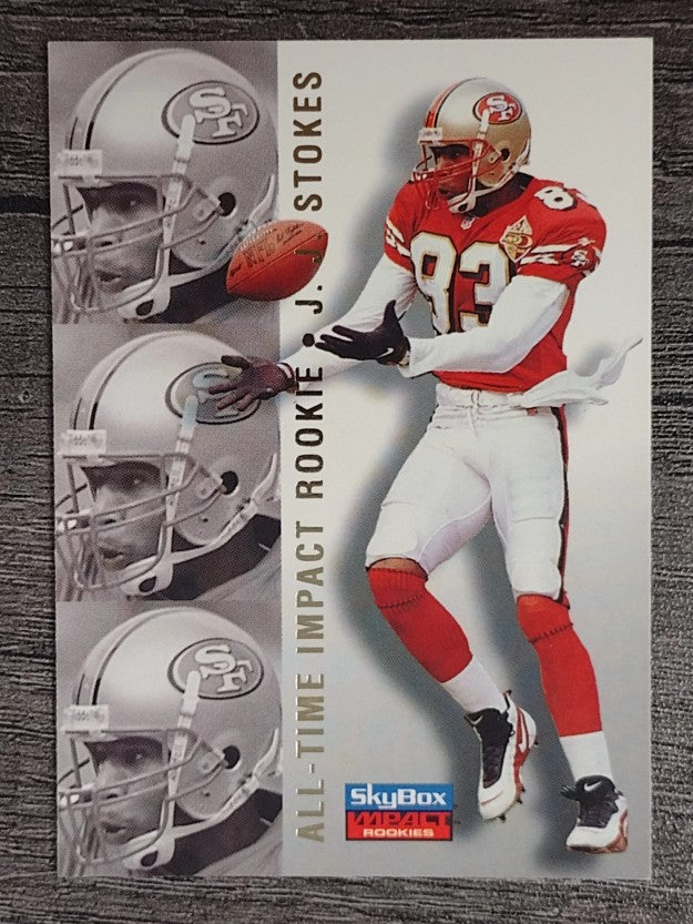 1996 SkyBox Impact Rookies #109 J.J. Stokes AIR