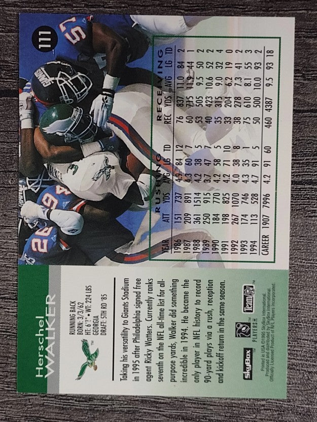 1995 SkyBox Impact #111 Herschel Walker