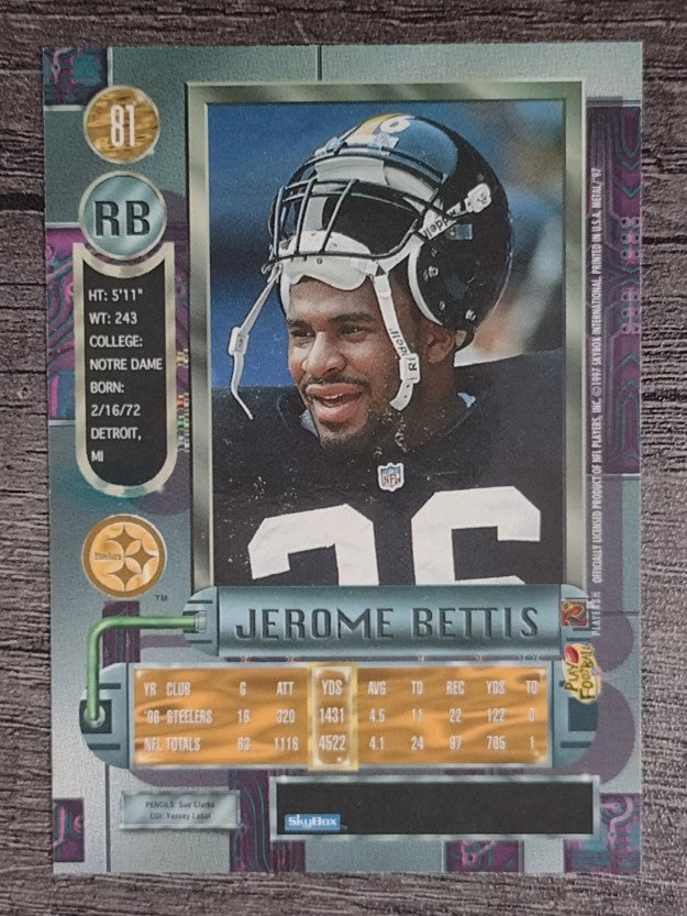 1997 Metal Universe #81 Jerome Bettis