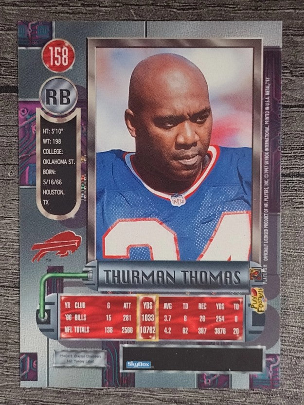 1997 Metal Universe #158 Thurman Thomas
