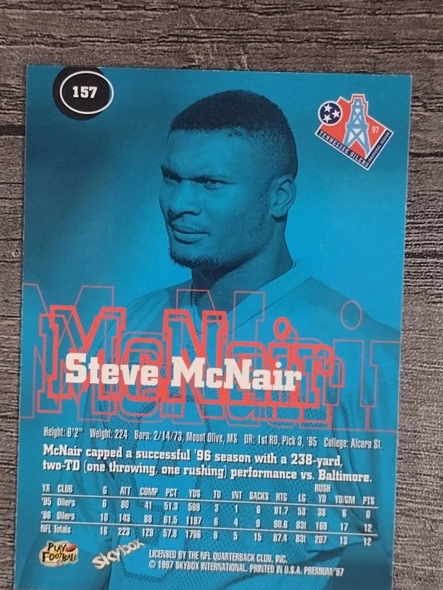 1997 SkyBox Premium #157 Steve McNair