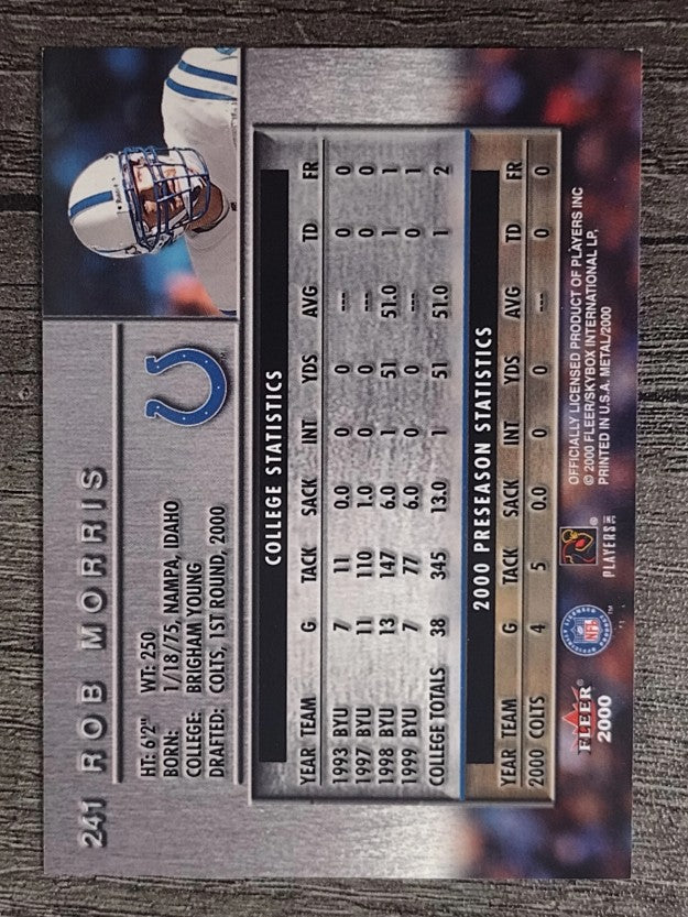 2000 Metal #241 Rob Morris RC