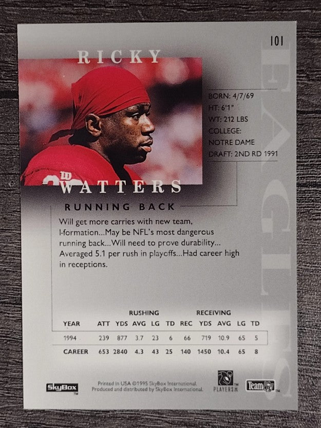 1995 SkyBox Premium #101 Ricky Watters
