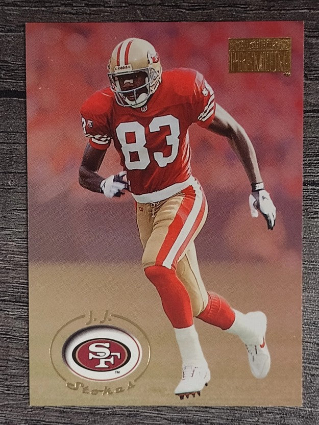 1996 SkyBox Premium #161 J.J. Stokes