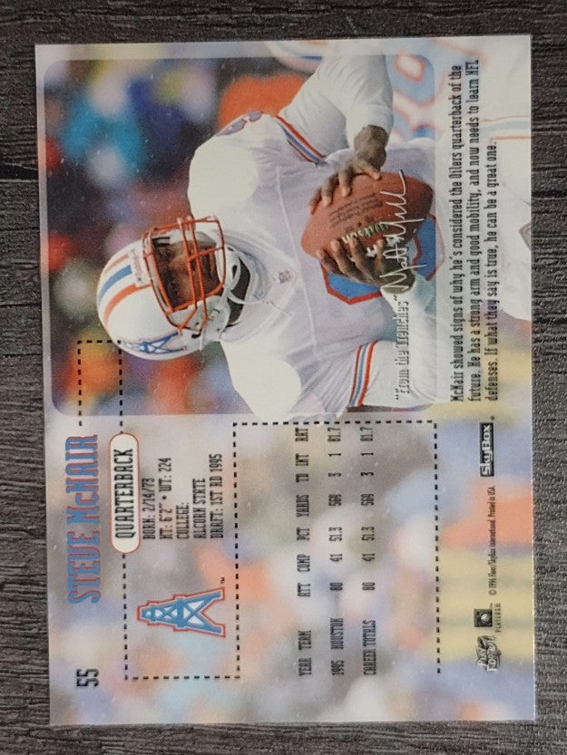 1996 SkyBox Impact #55 Steve McNair