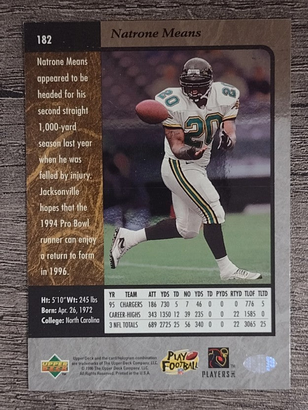 1996 SP #182 Natrone Means
