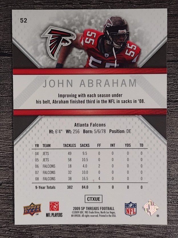 2009 SP Threads #52 John Abraham