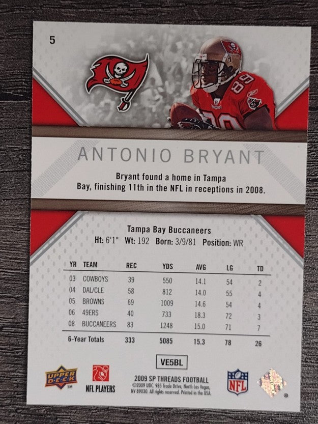 2009 SP Threads #5 Antonio Bryant