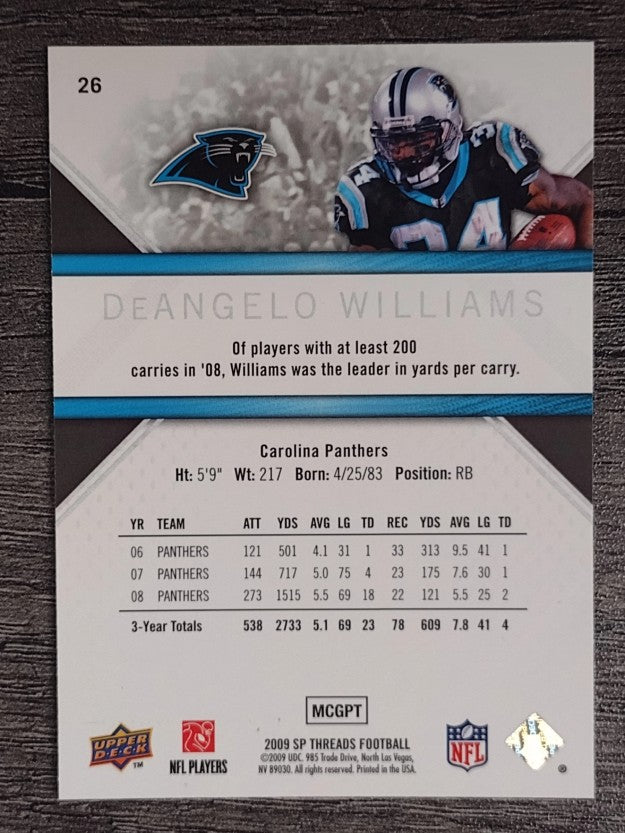 2009 SP Threads #26 DeAngelo Williams