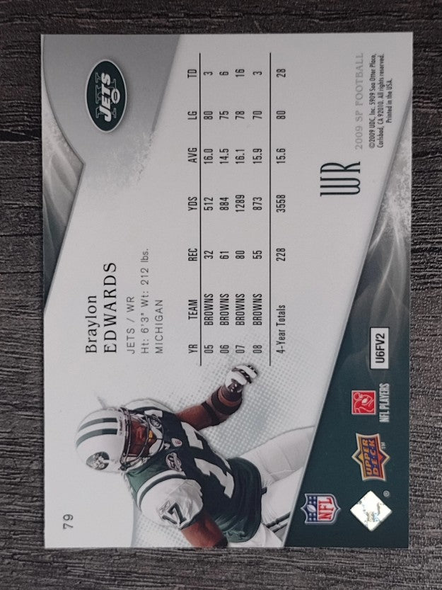 2009 SP Authentic Retail #79 Braylon Edwards